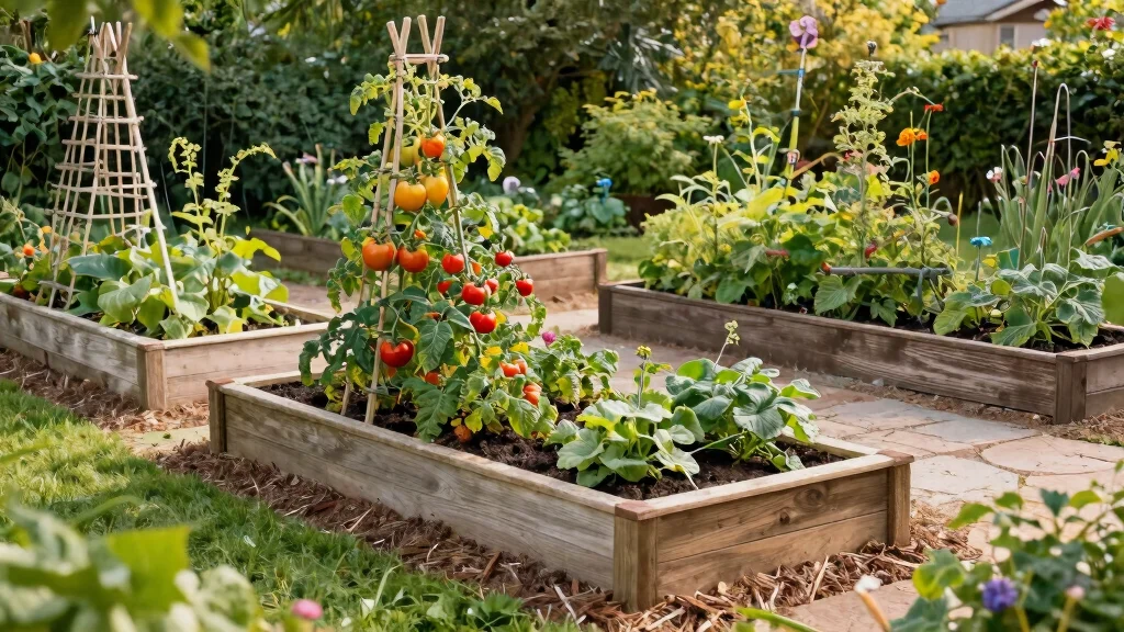 8 Raised Garden Beds with Trellis Ideas to Grow Up and Save Garden Space