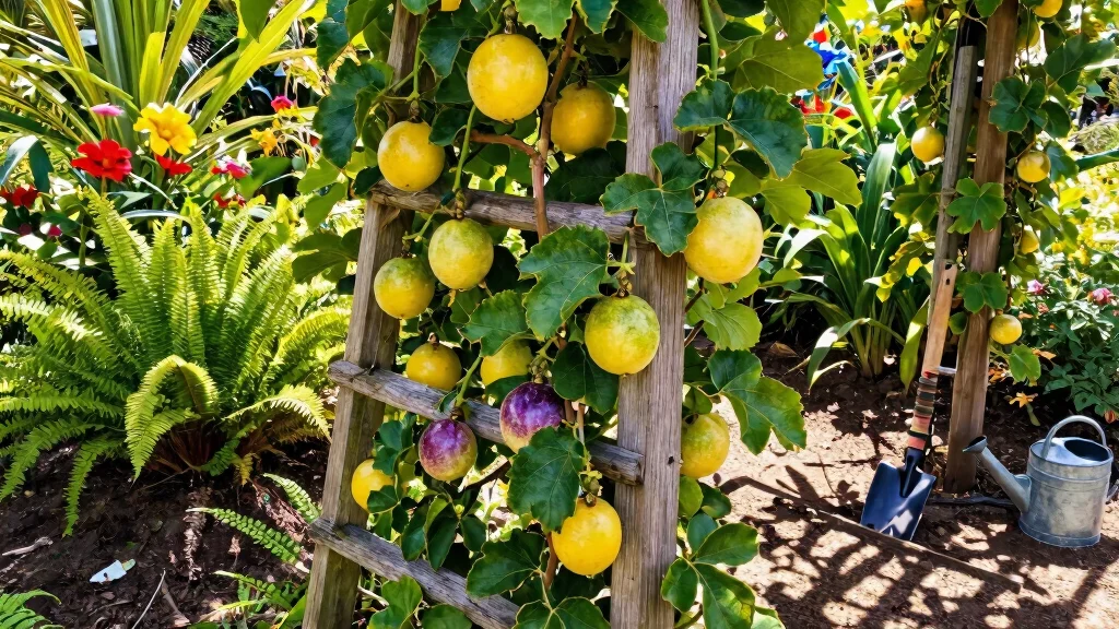 9 Passion Fruit Trellis Ideas for a Tropical and Productive Garden Feature
